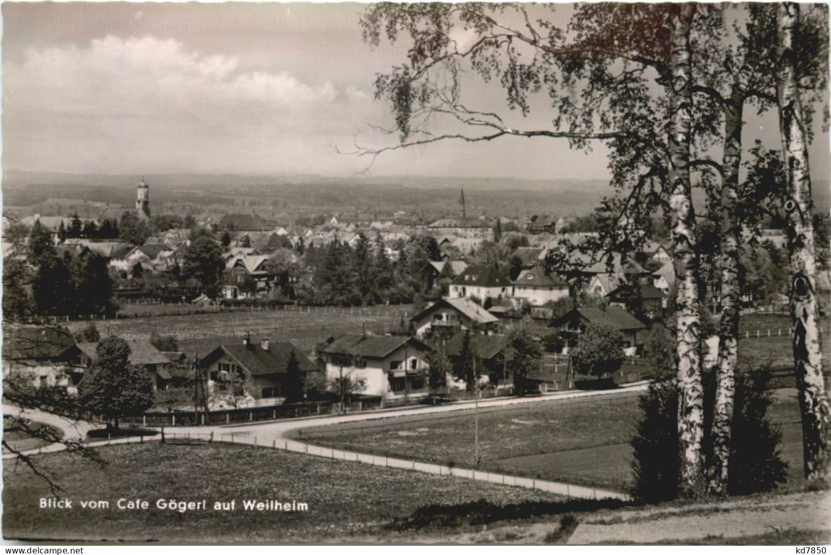 Weilheim - Blick Vom Cafe Görgl - Weilheim