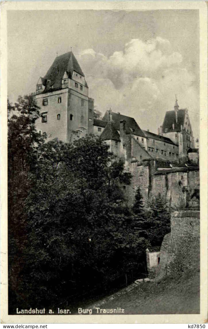 Landshut . Isar, Burg Trausnitz - Landshut