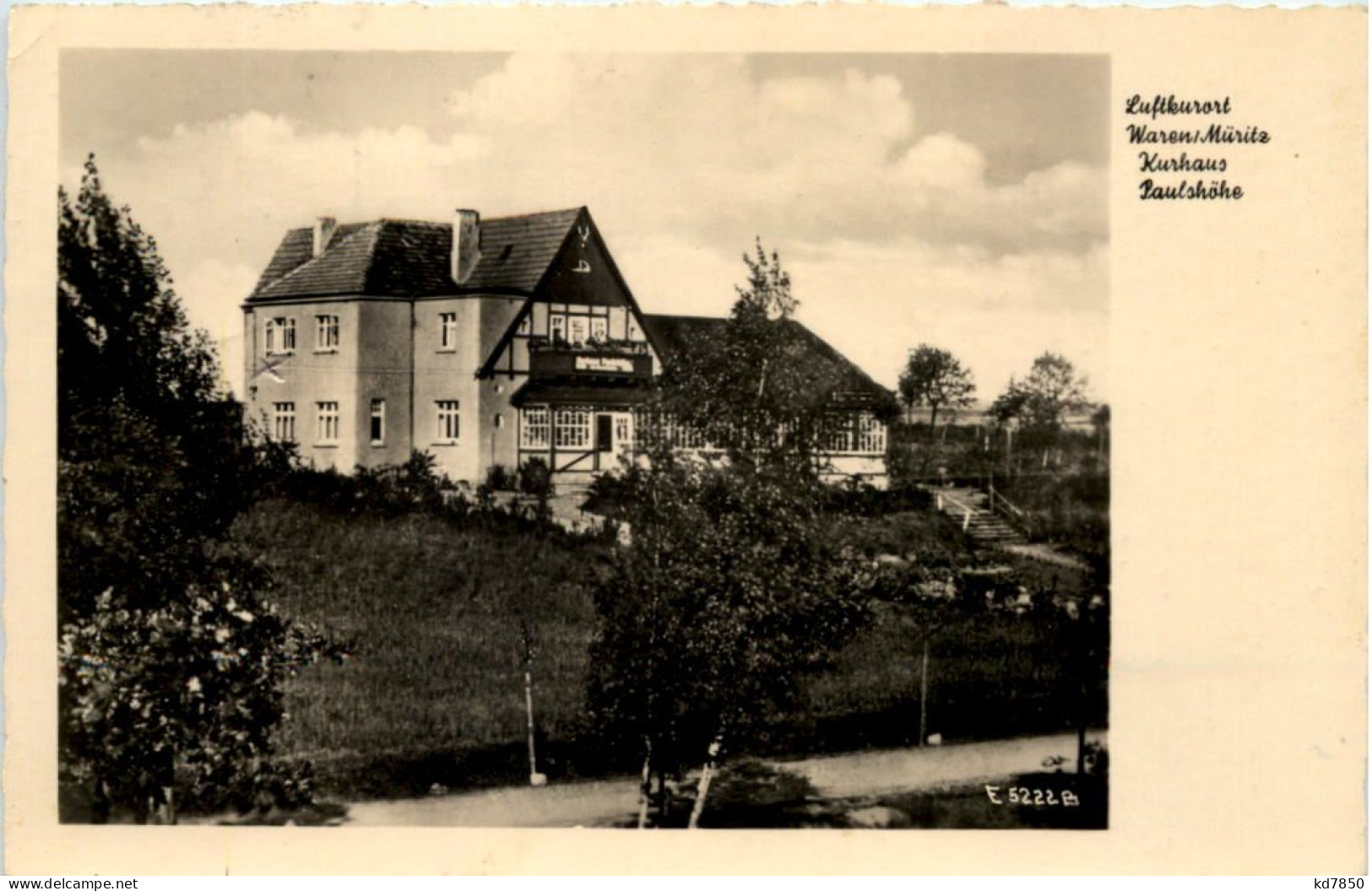 Waren - Müritz, Kurhaus Paulshöhe - Waren (Mueritz)