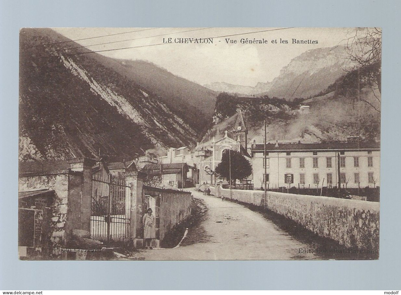 CPA - 38 - Le Chevalon - Vue Générale Et Les Banettes - Circulée En 1934 - Chartreuse