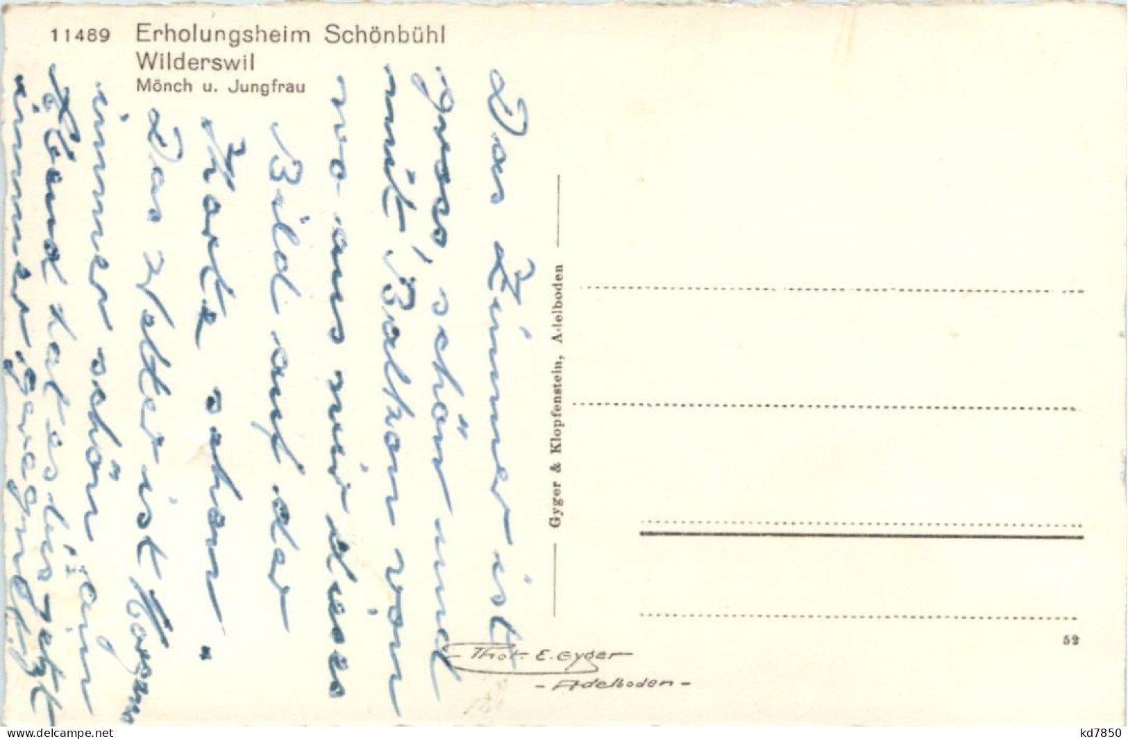 Erholungsheim Schönbühl Wilderswil - Andere & Zonder Classificatie