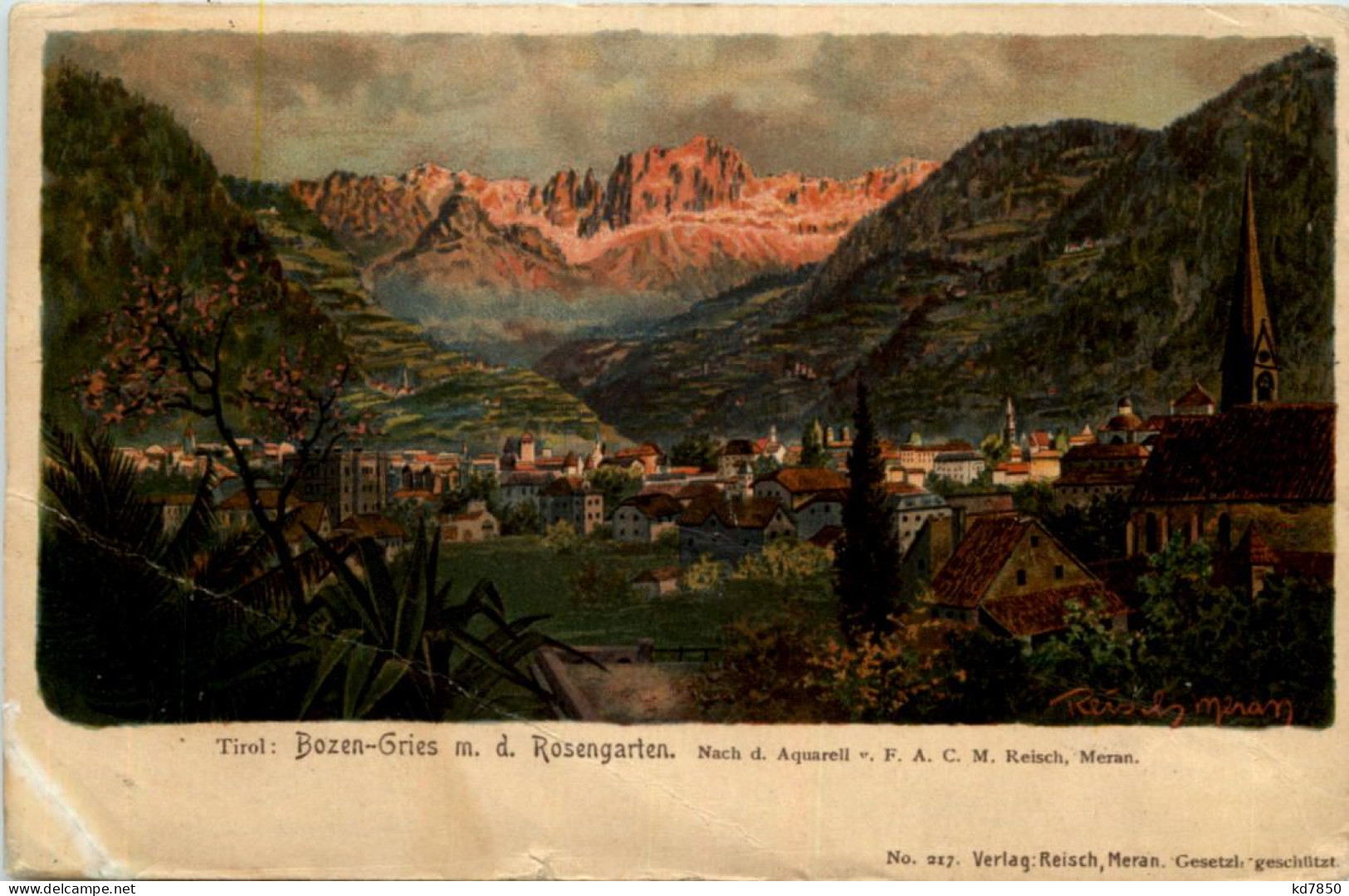 Bozen-Gries - Litho - Bolzano