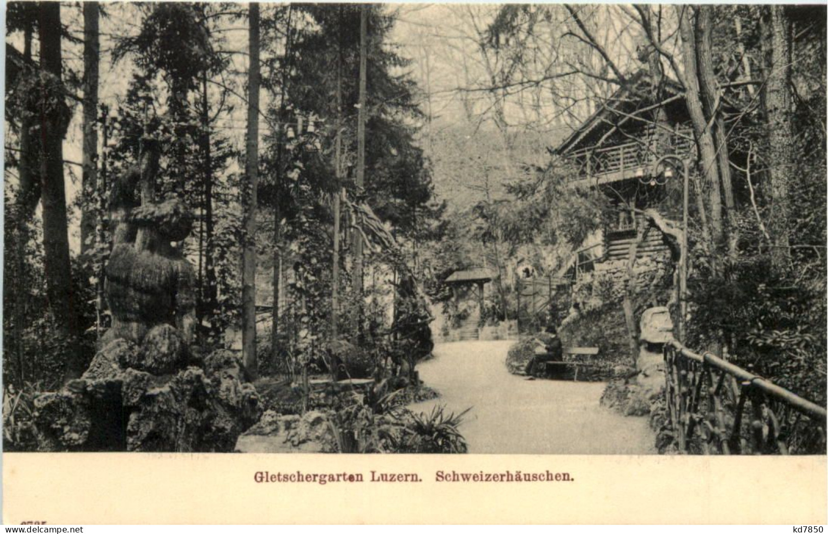 Luzern, Gletschergarten, Schweizerhäuschen - Lucerna