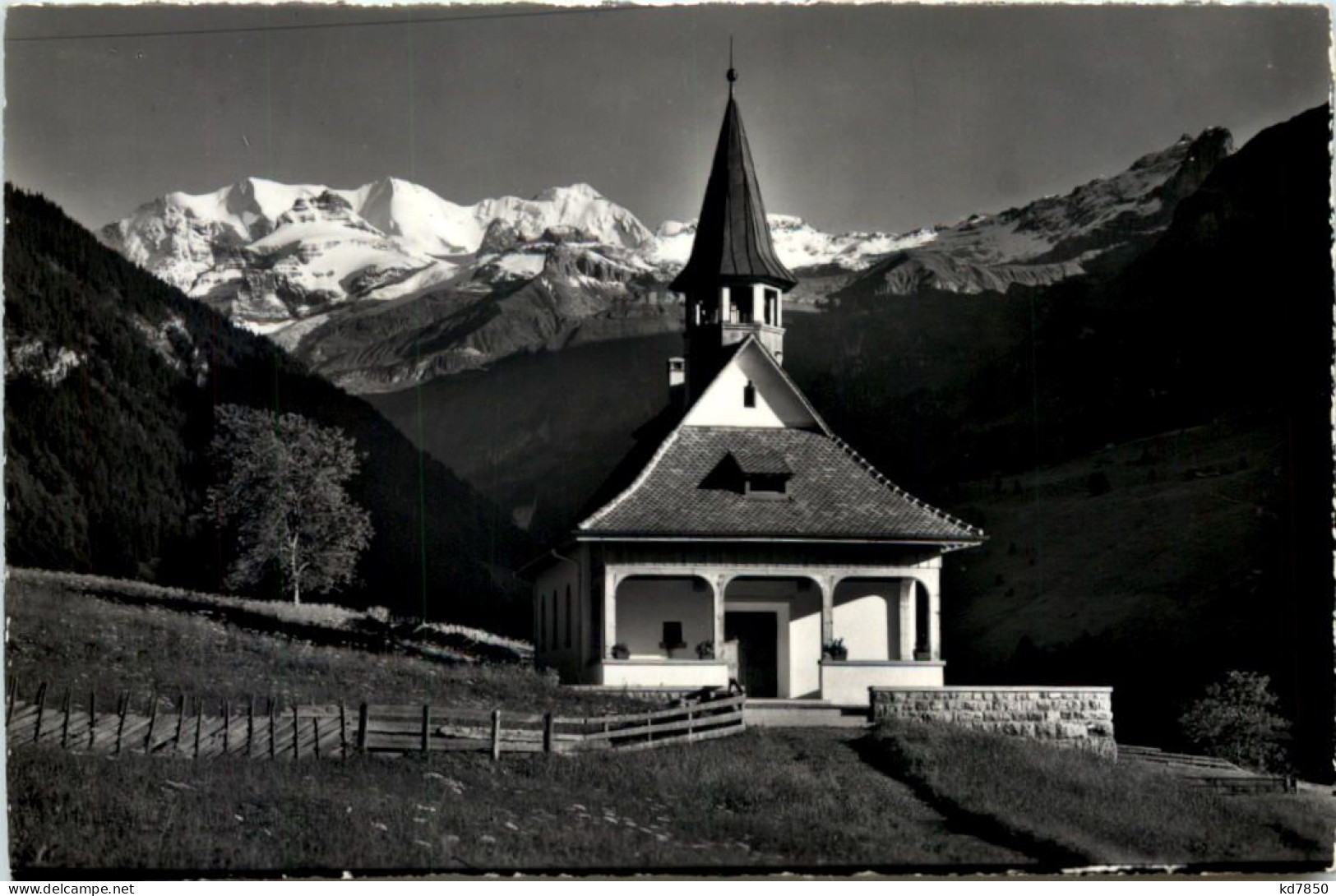 Kiental, Kapelle Mit Blümlisalp - Andere & Zonder Classificatie