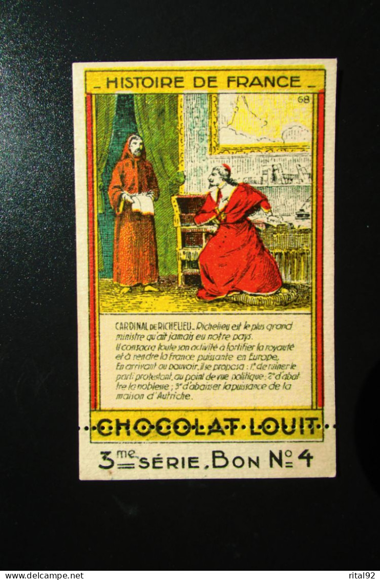 Chromo "Chocolat LOUIT" - Série "Histoire De FRANCE" - Louit