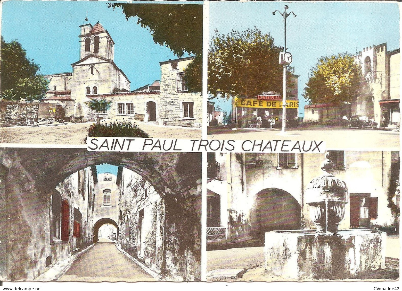 SAINT-PAUL-TROIS-CHATEAUX (26) Carte Multivues  CPSM GF - Autres & Non Classés