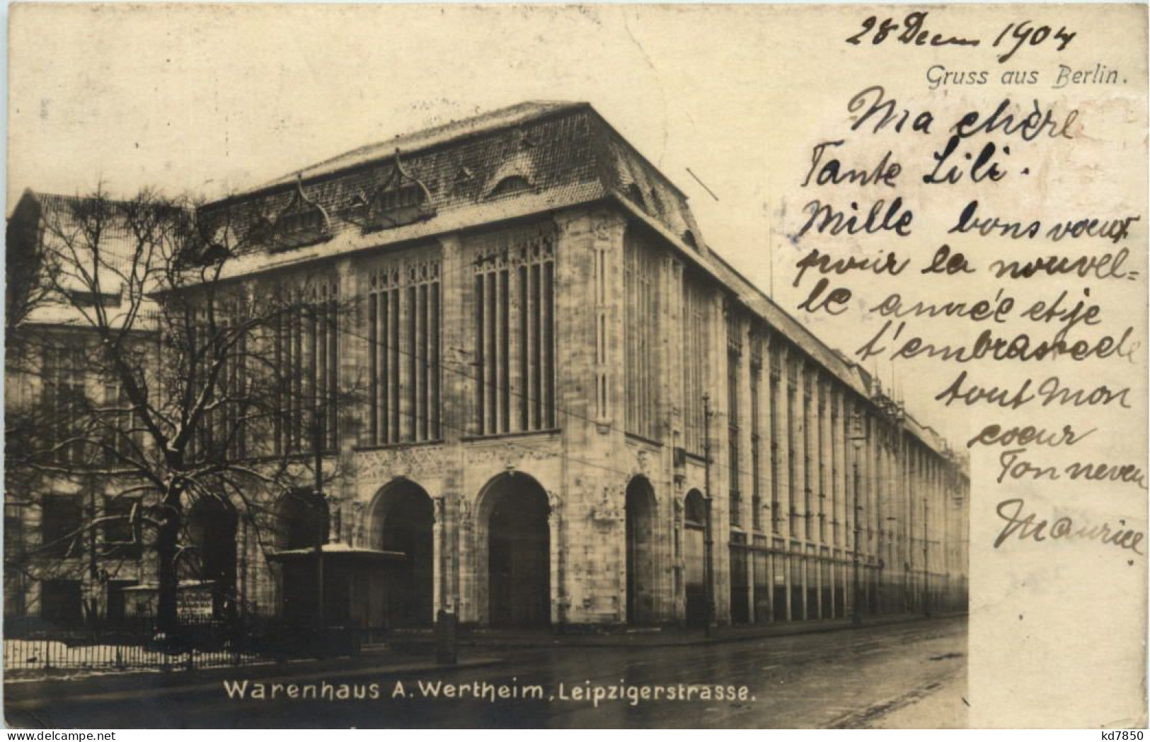 Berlin, Warenhaus A. Wertheim, Leipzigerstrasse - Andere & Zonder Classificatie