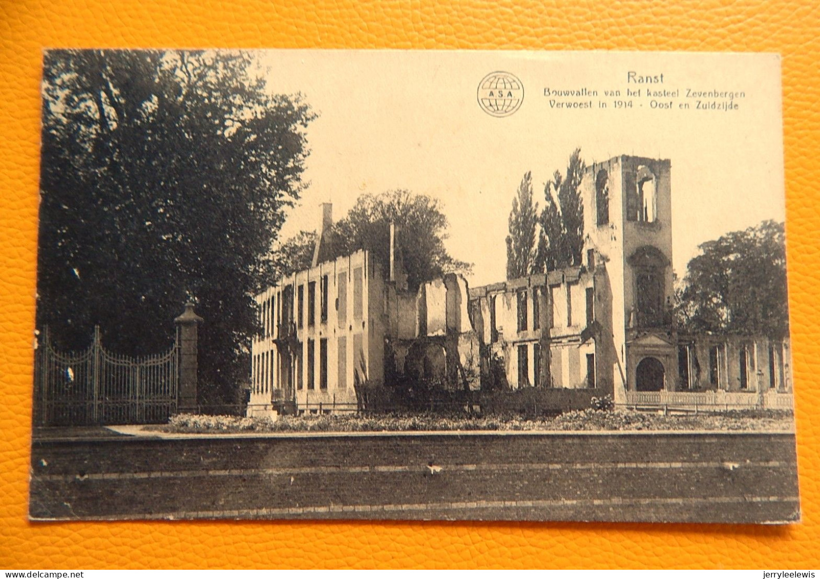 RANST -  Bouwvallen Van Het Kasteel Zevenbergen - Ranst