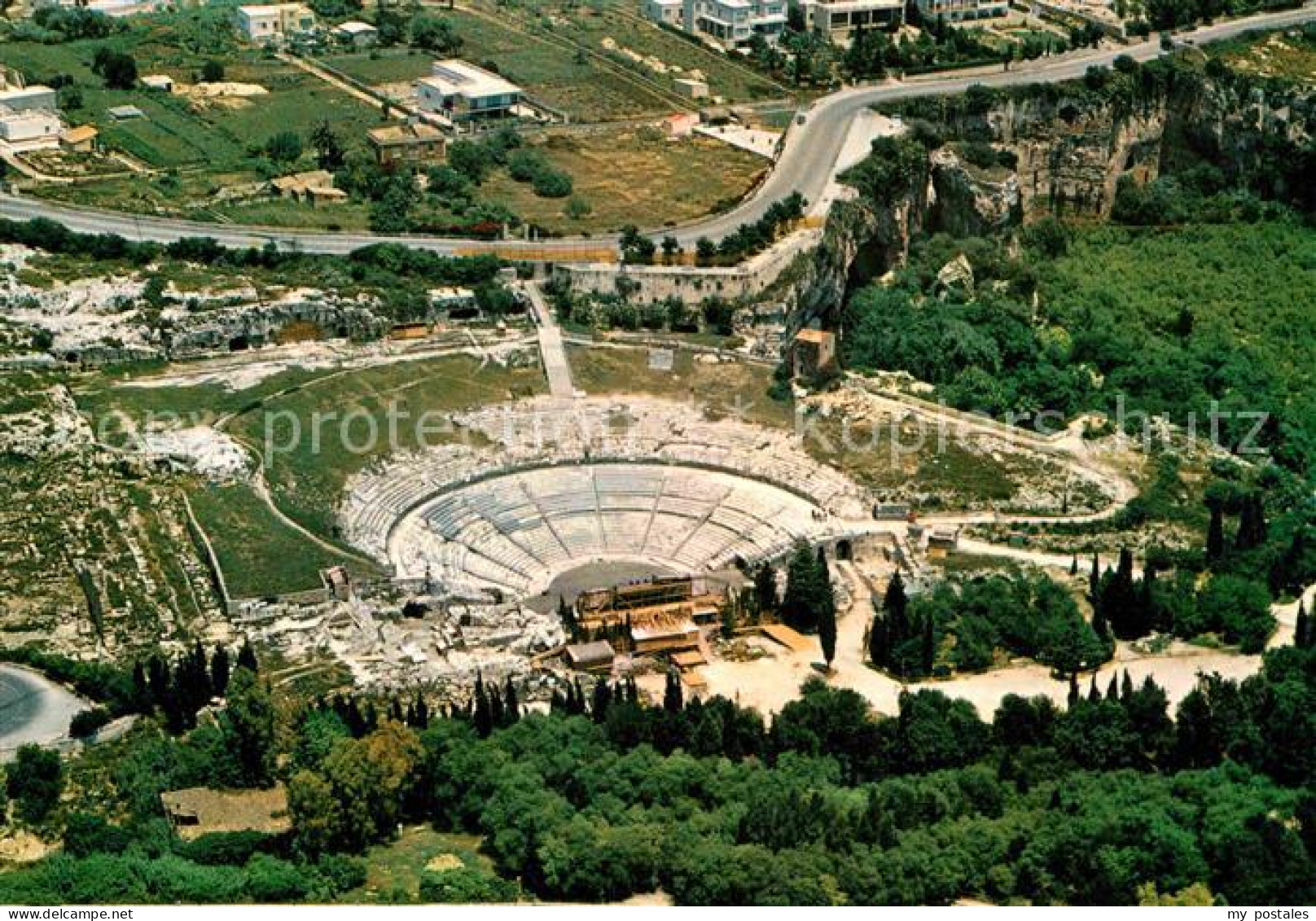 72840346 Siracusa Teatro Greco Visto Dall Aereo Siracusa - Other & Unclassified