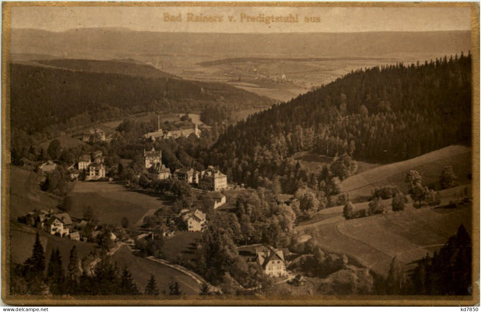 Bad Reinerz V. Predigtstuhl Aus - Schlesien