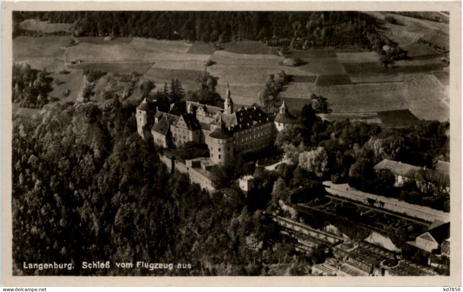 Langenburg, Schloss Vom Flugzeug Aus - Schwäbisch Hall