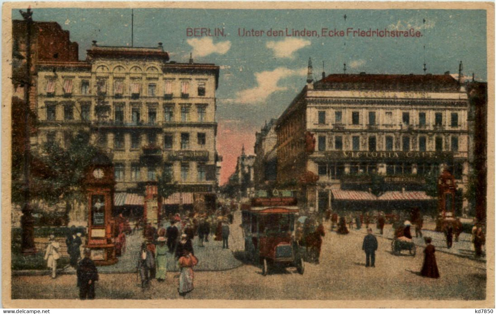 Berlin, Unter Den Linden, Ecke Friedrichstrasse - Autres & Non Classés