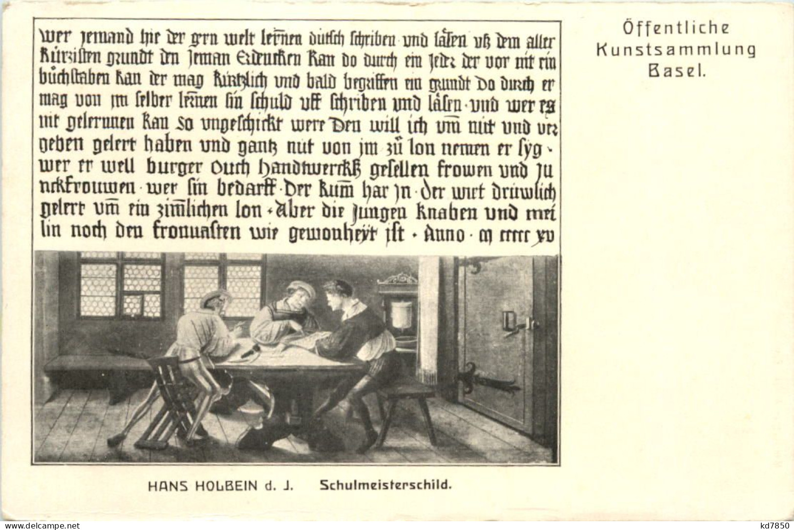 Basel, Öffentliche Kunstsammlung - Sonstige & Ohne Zuordnung