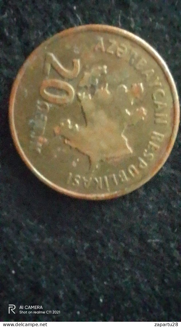 AZERBAYCAN--    20     KAPİK   VF - Azerbeidzjan