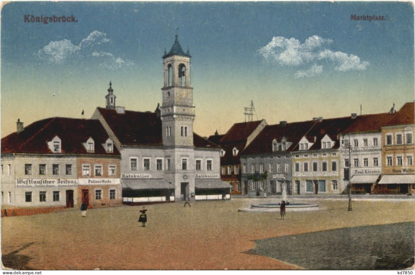 Königsbrück - Marktplatz - Koenigsbrueck