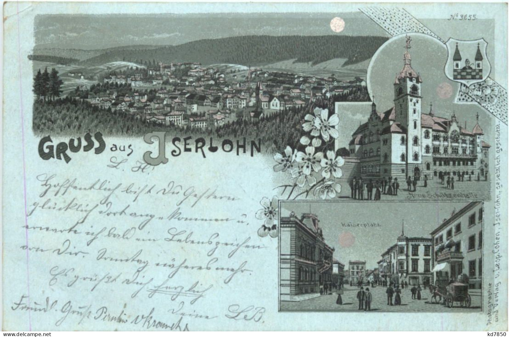 Gruss Aus Iserlohn - Litho - Iserlohn