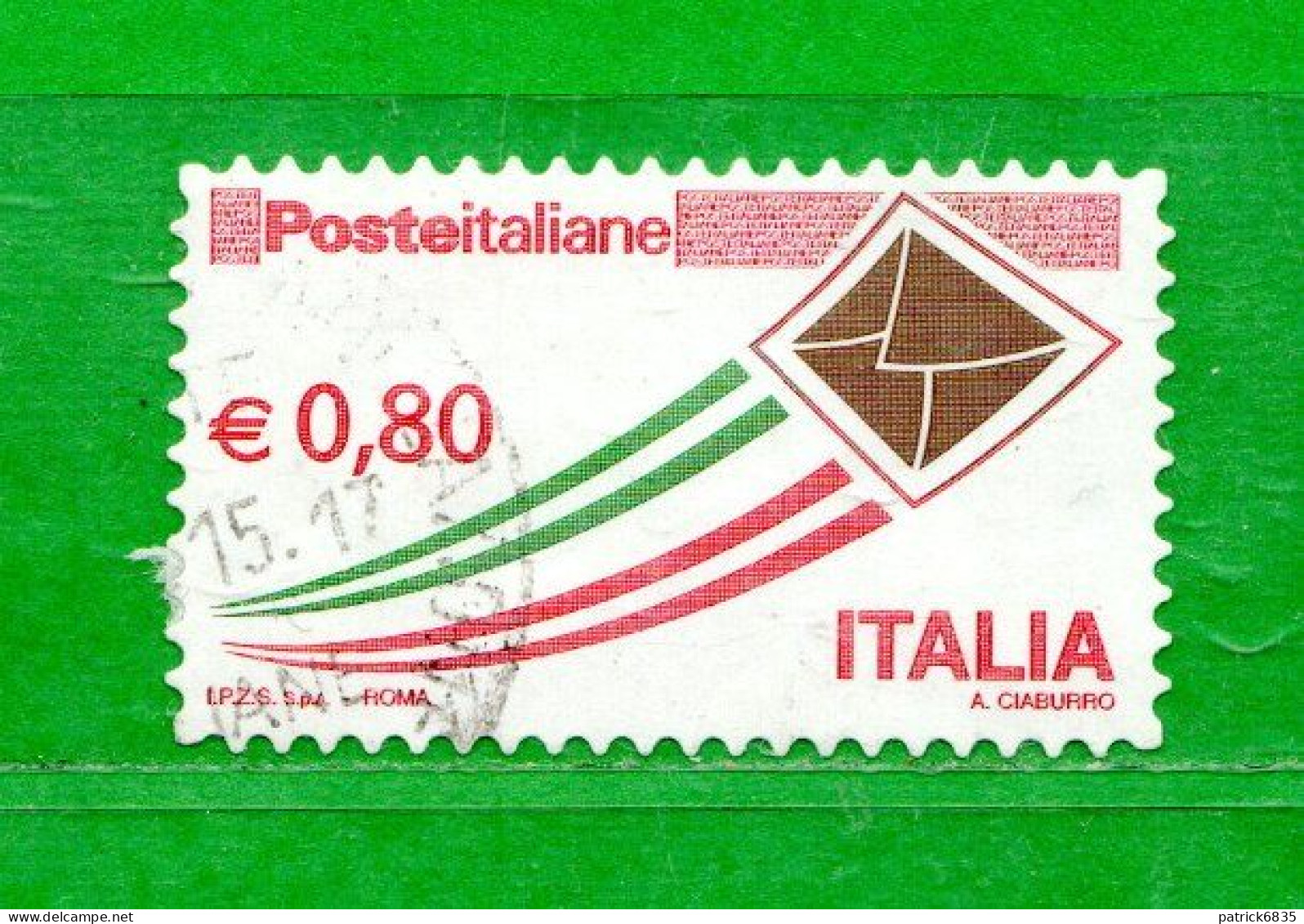 Italia ° - Anno 2014 - Posta Italiana - € 0,80   Busta Che Spicca Il Volo. - 2011-20: Afgestempeld