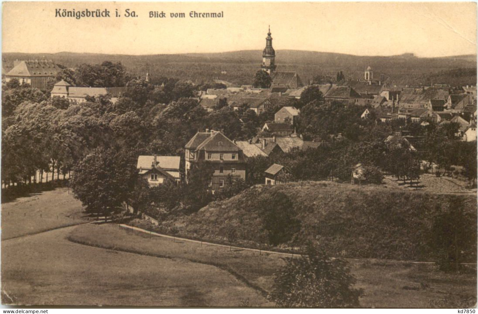 Königsbrück - Blick Vom Ehrenmal - Königsbrück