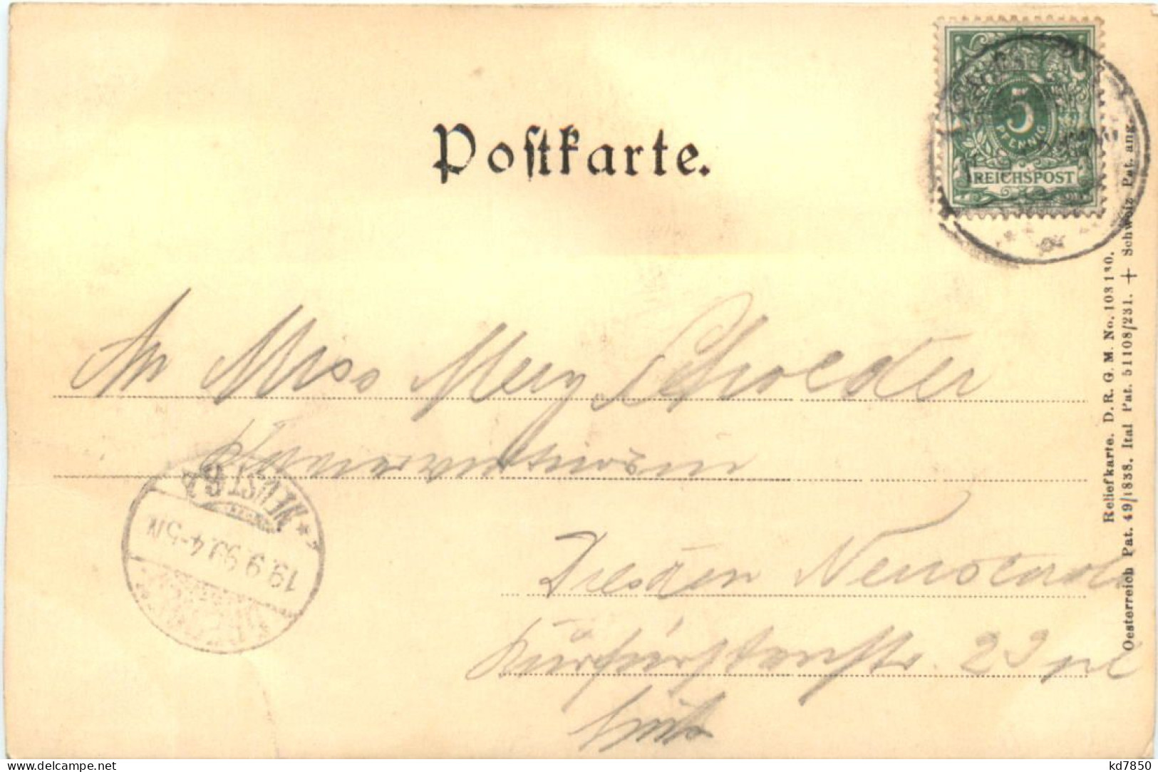 Königsbrück - Reliefkarte - Koenigsbrueck