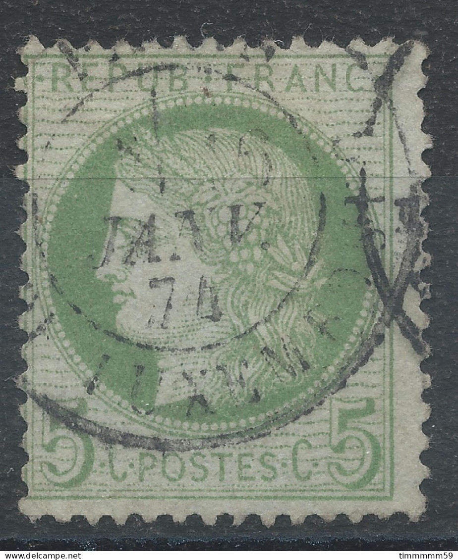 Lot N°83440   N°53, Oblitéré Cachet à Date De PARIS "Pal. Du Luxembourg", Indice 8 - 1871-1875 Cérès