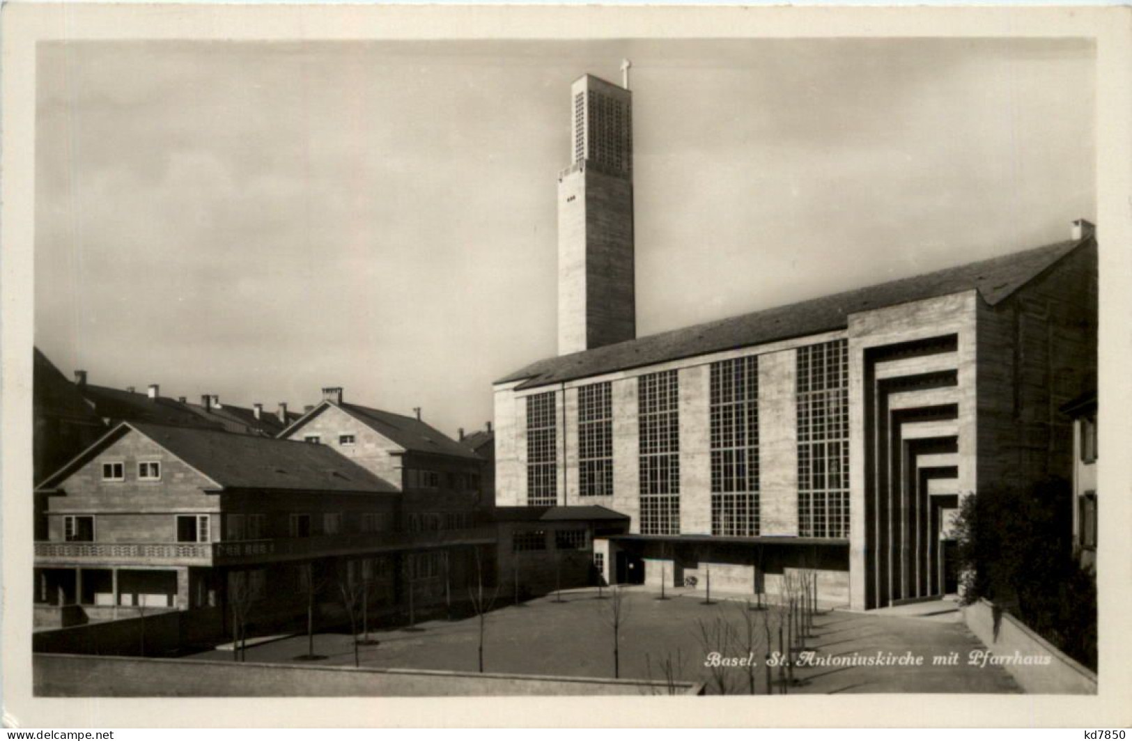 Basel, St. Antoniuskirche Mit Pfarrhaus - Other & Unclassified