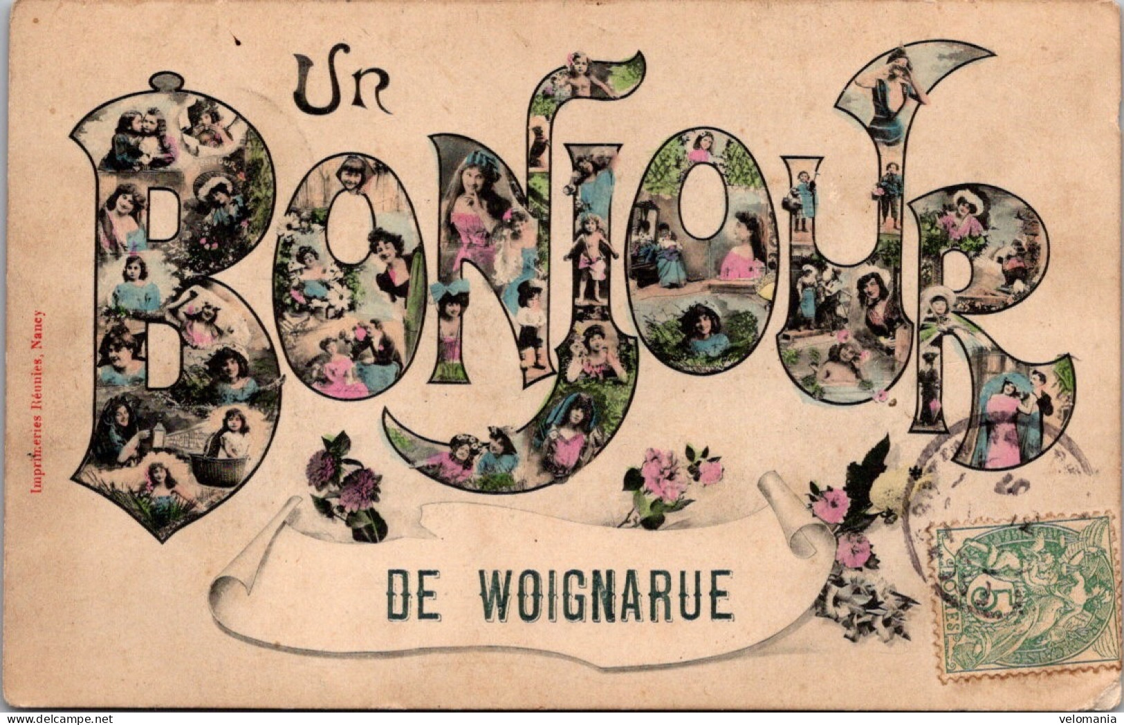 S16439 Cpa 80 Un Bonjour De Woignarue - Andere & Zonder Classificatie