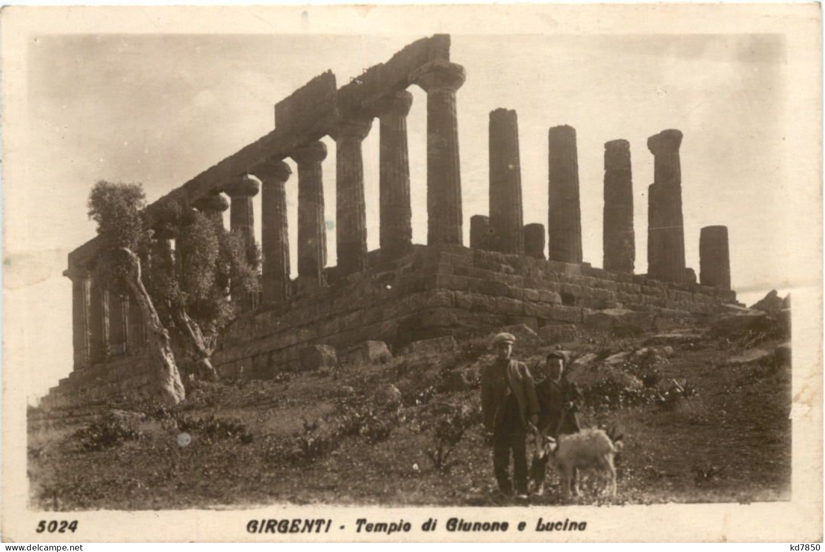 Girgenti - Tempio Di Giunone E Lucina - Sonstige & Ohne Zuordnung