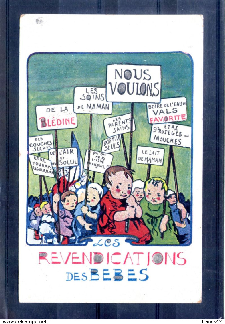 Revendication De Bébés. Coin Bas Gauche Abimé - Baby's