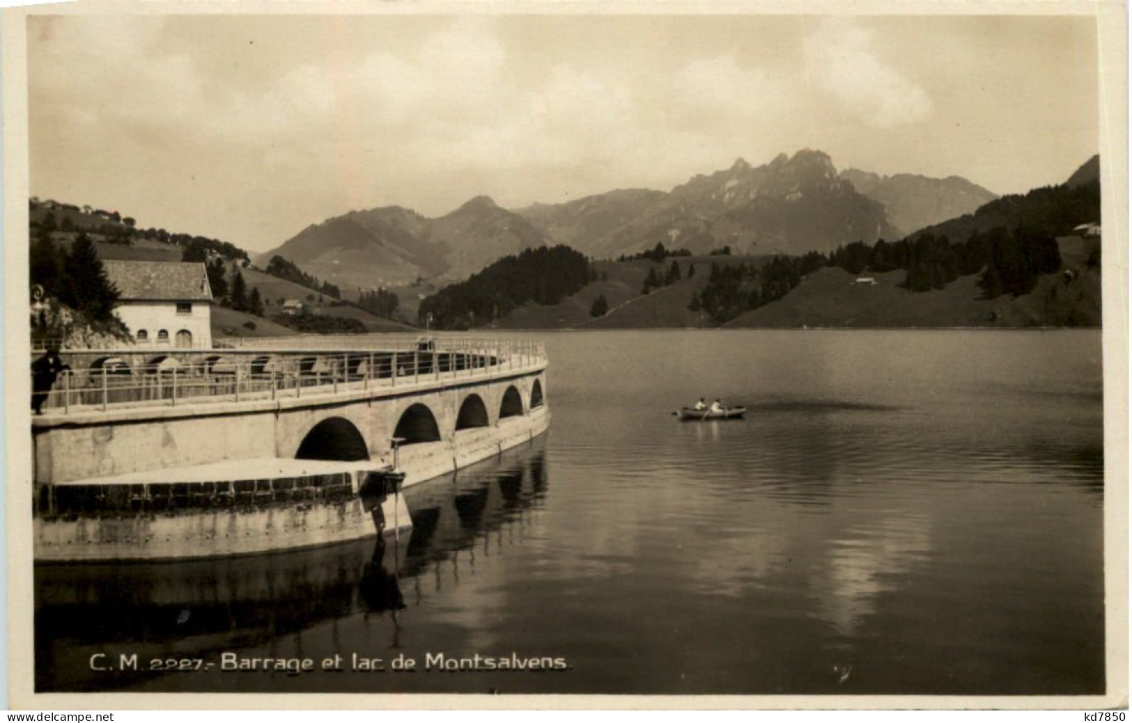 Barrage Et Lac De Montsalvens - Otros & Sin Clasificación