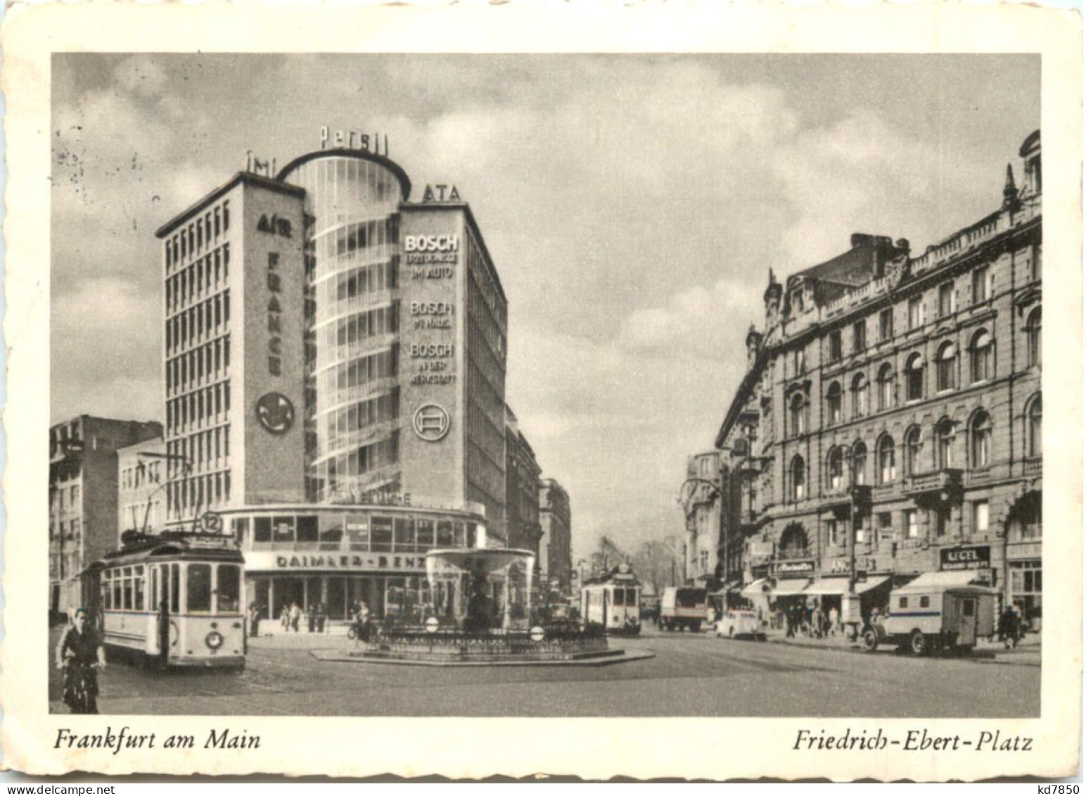 Frankfurt Am Main - Friedrich Ebert Platz - Frankfurt A. Main