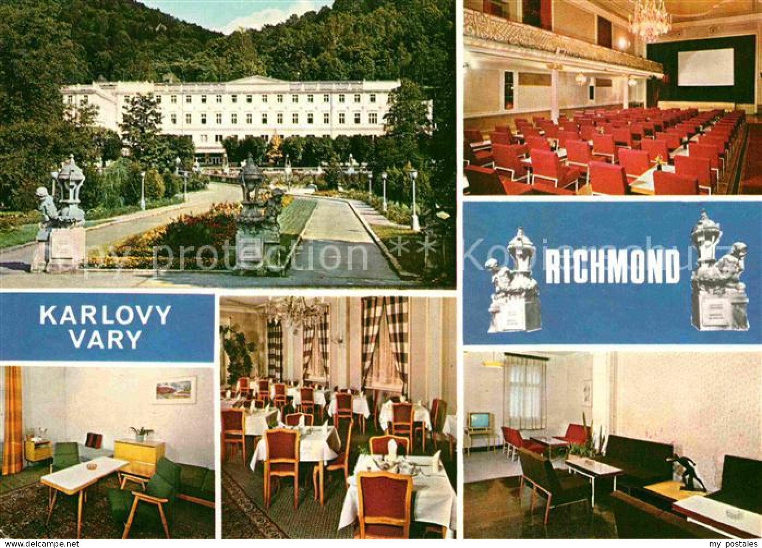 72840306 Karlovy Vary Lazenske Sanatorium Richmond Kinosaal Speisesaal  - Tschechische Republik