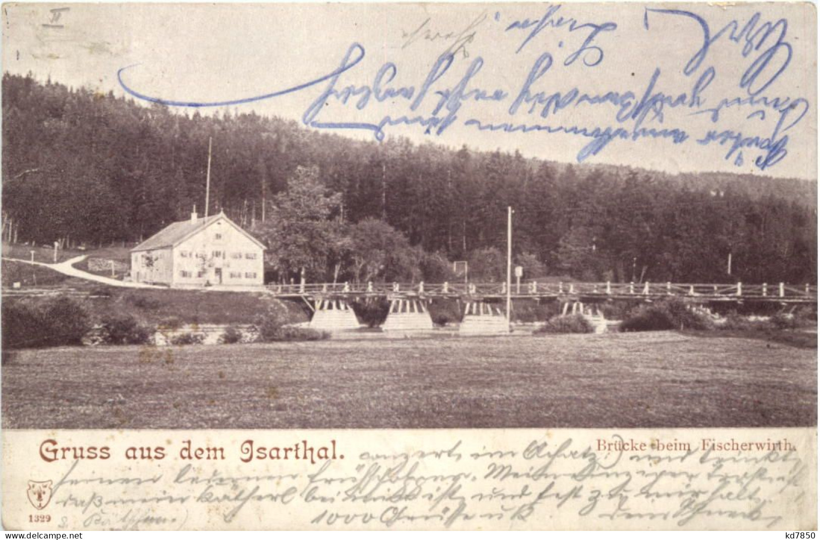 Gruss Aus Dem Isarthal - Brücke Beim Fischerwirth - München