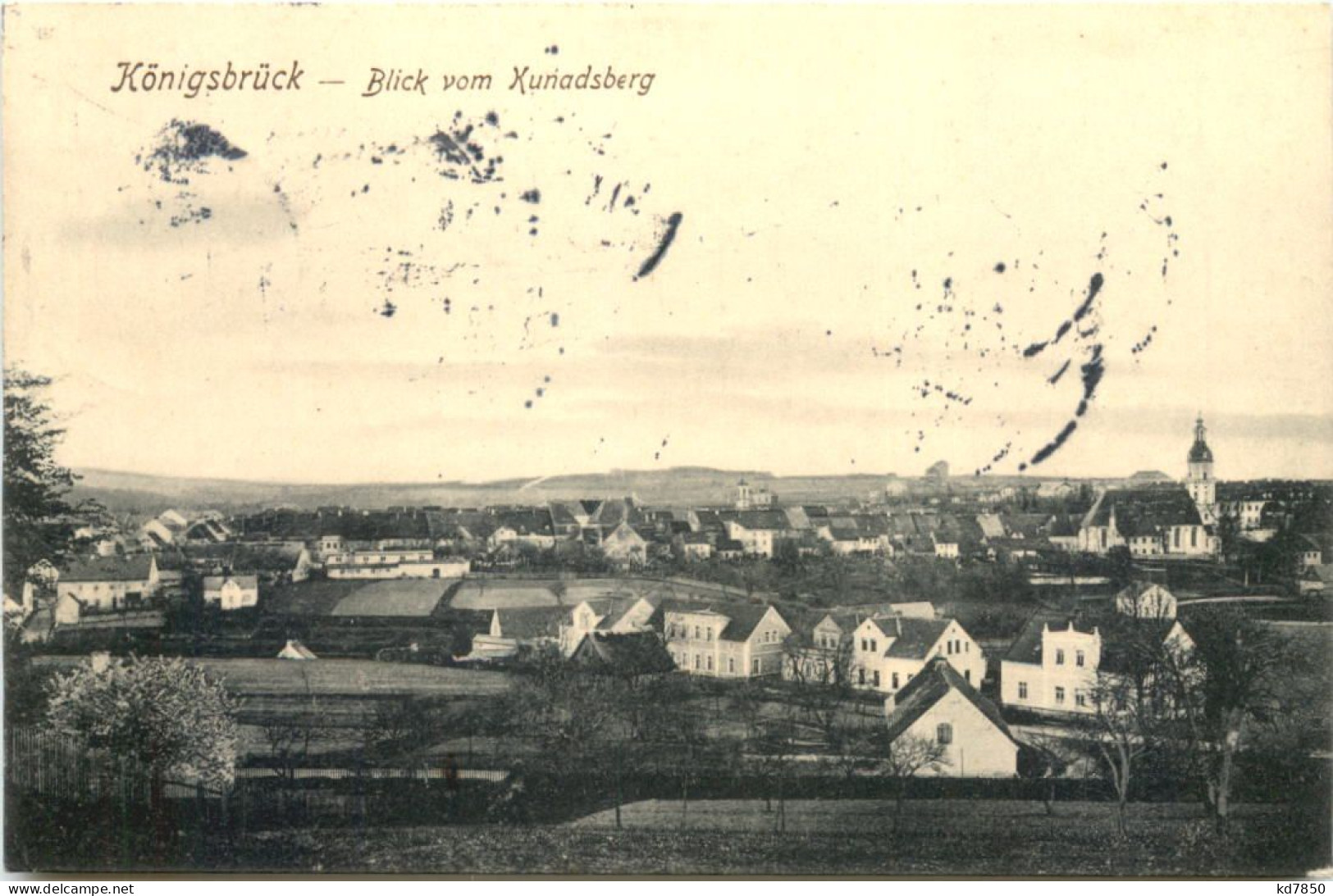 Königsbrück - Blick Vom Kunadsberg - Koenigsbrueck