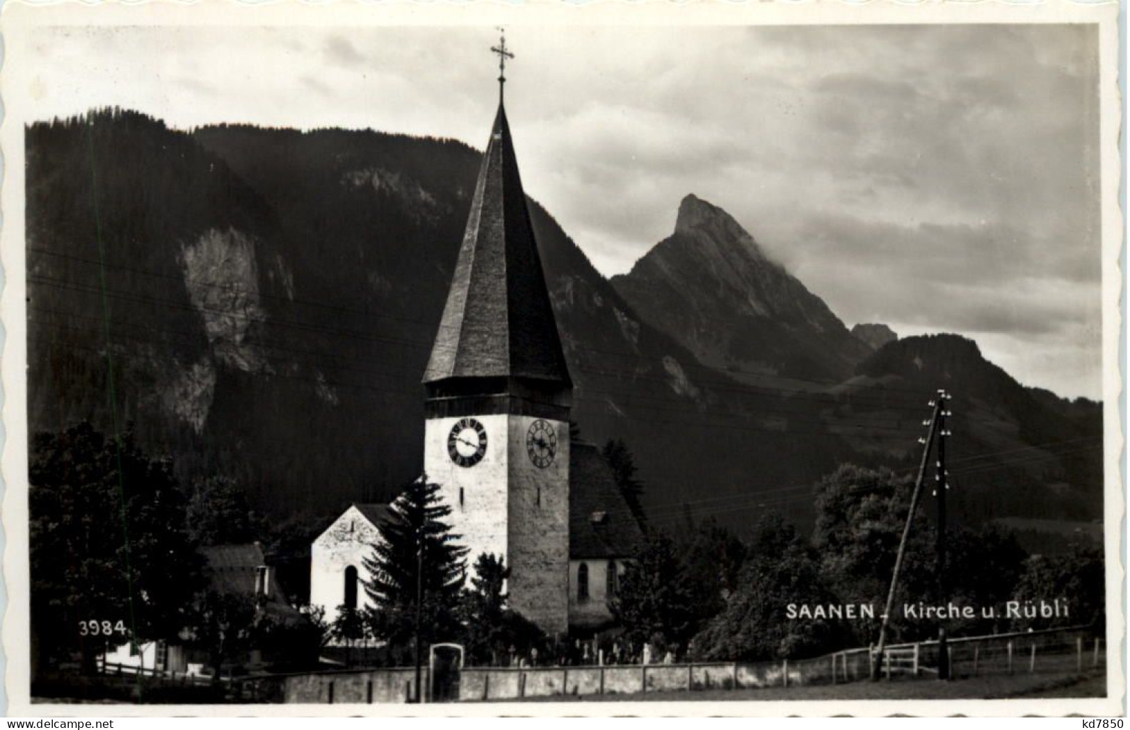 Saanen, Kirche U. Rübli - Autres & Non Classés