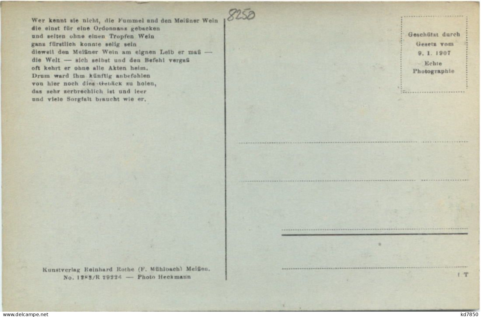 Die Meissner Fummel Und Der Meissner Wein - Meissen