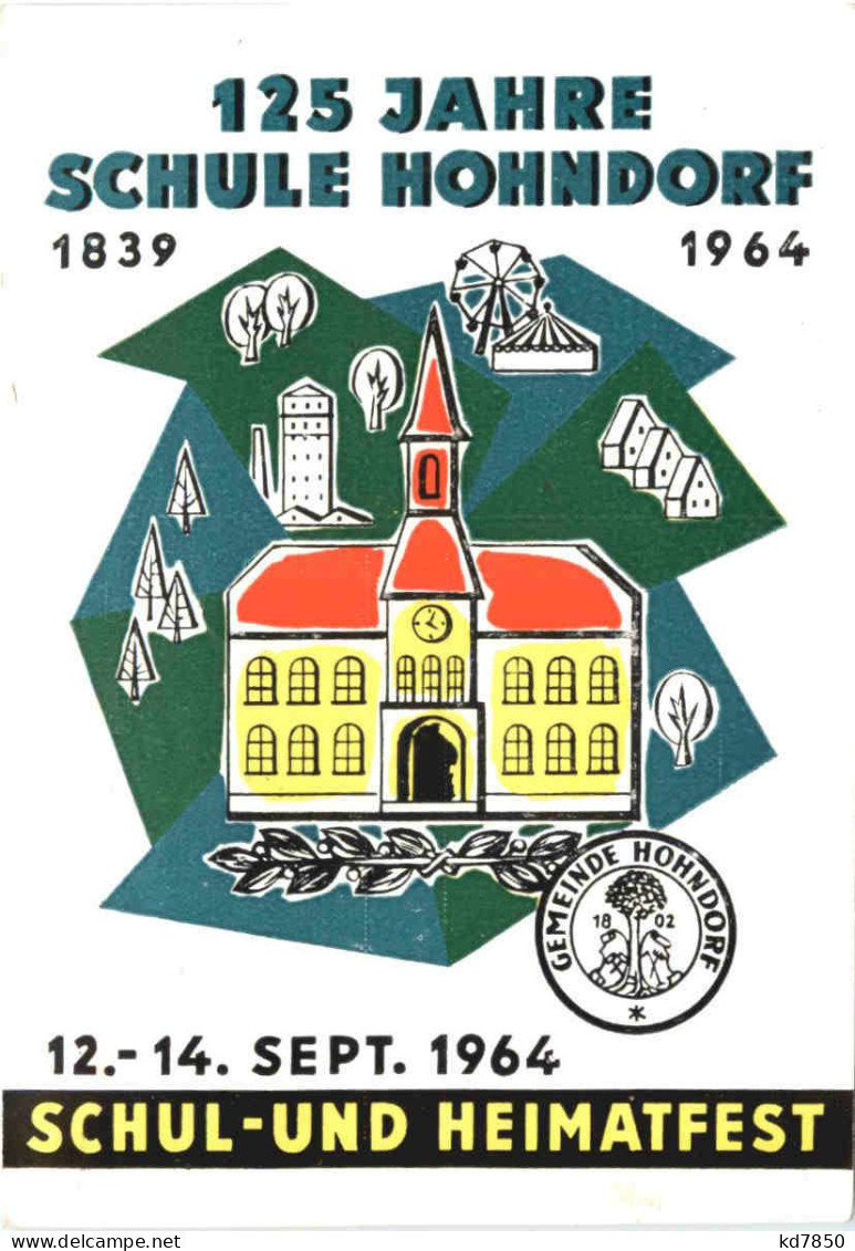 125 Jahre Schule Hohndorf 1964 - Autres & Non Classés