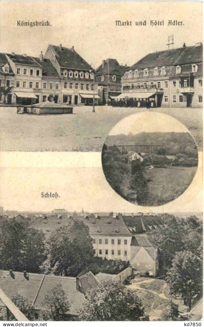 Königsbrück - Markt Und Hotel Adler - Königsbrück