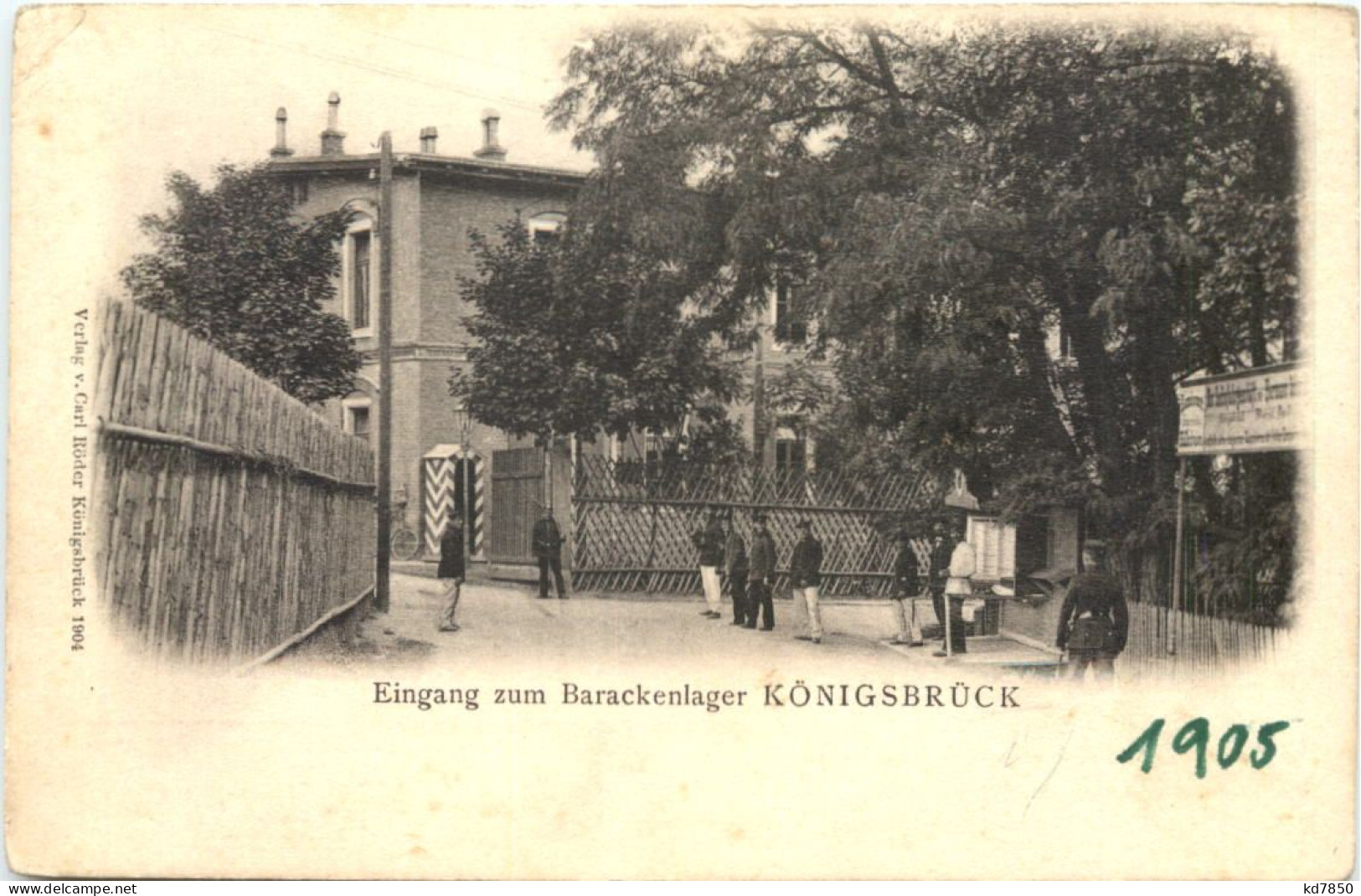 Königsbrück - Eingang Zum Barackenlager - Koenigsbrueck
