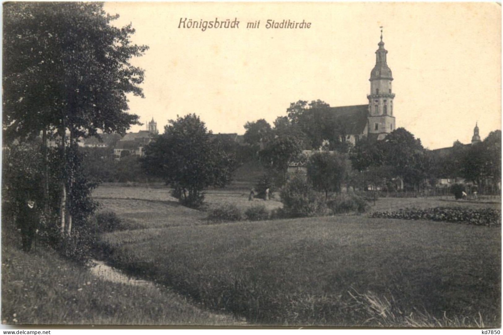 Königsbrück Mit Stadtkirche - Königsbrück