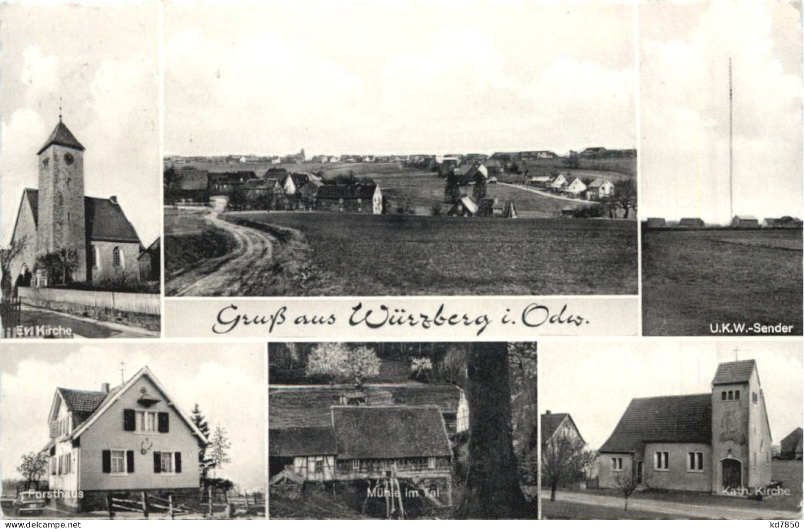 Gruss Aus Würzburg Im Odenwald - Michelstadt - Michelstadt