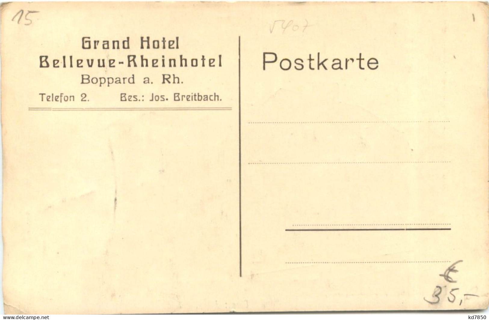 Boppard - Grand Hotel Bellevue - Boppard