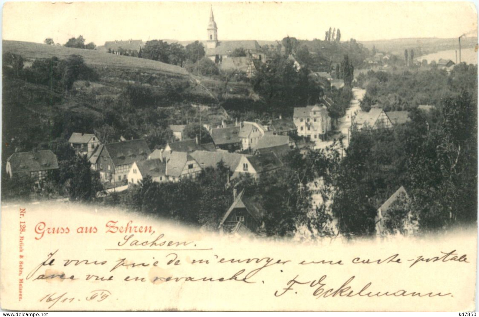 Gruss Aus Zehren - Meissen