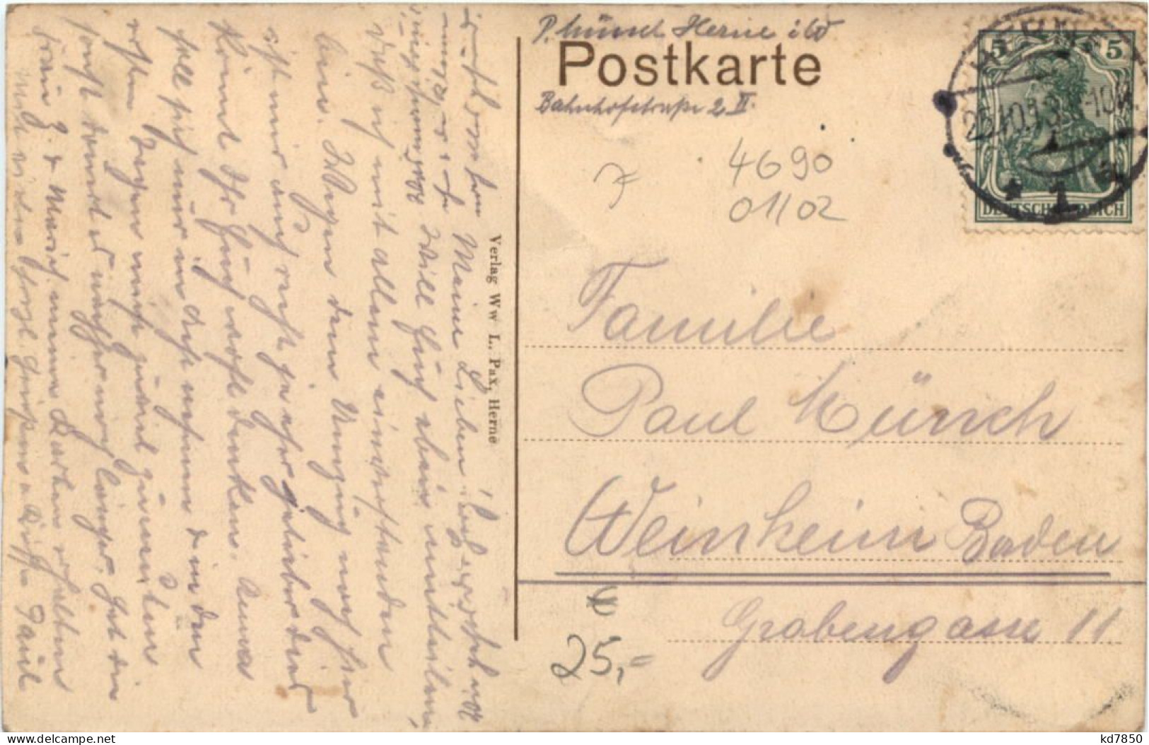 Herne - Neues Postamt - Herne