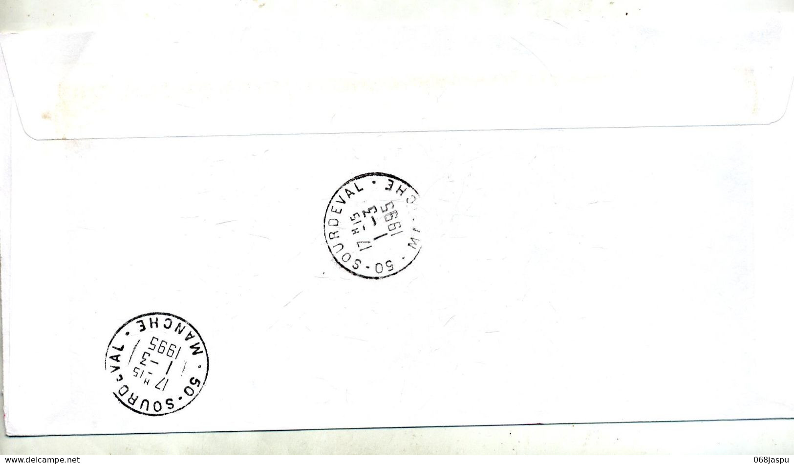 Lettre Machine Avranches  Retour N'habite  Cachet Sourdeval Entete Edf - Maschinenstempel (Sonstige)