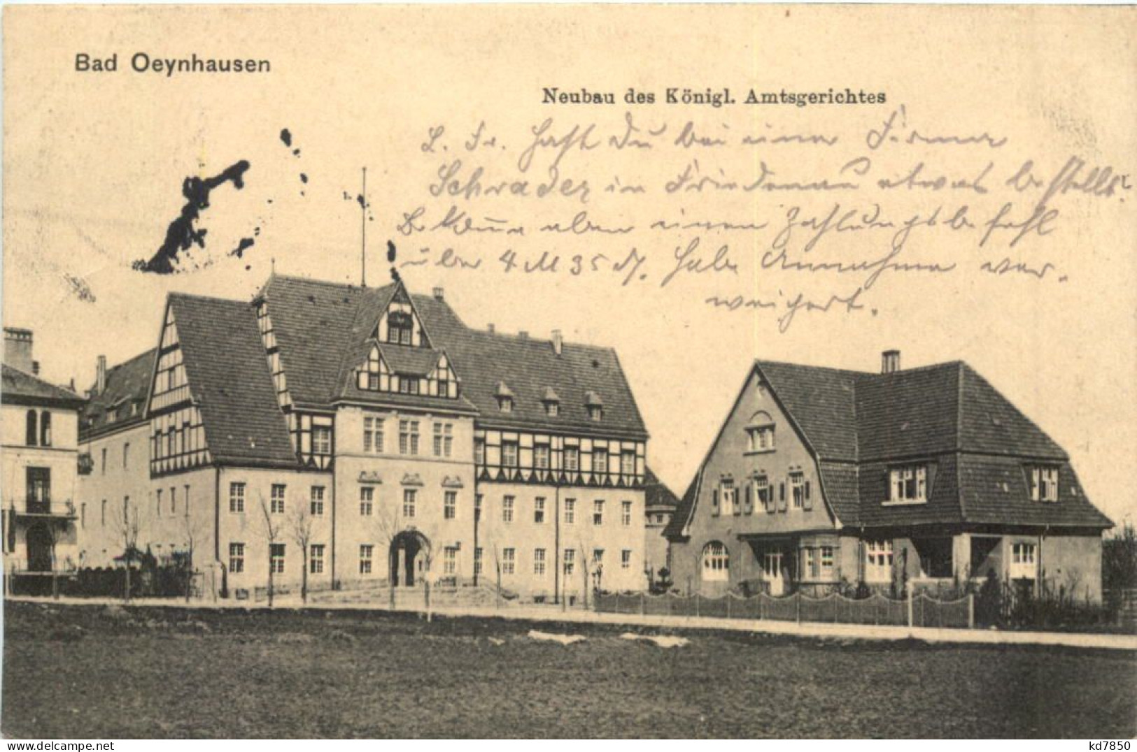 Bad Oeynhausen - Neubau Des Königl. Amtsgerichtes - Bad Oeynhausen