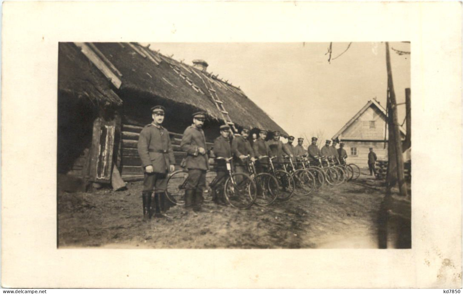 WW1 Soldaten Mit Fahrrad - Oorlog 1914-18