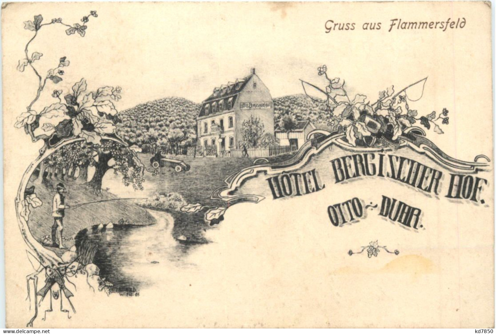 Gruss Aus Flammersfeld - Hotel Bergischer Hof - Autres & Non Classés