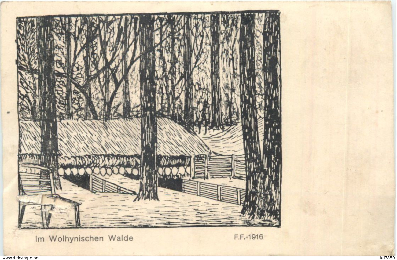 WW1- Im Wolhynischen Walde - Oorlog 1914-18