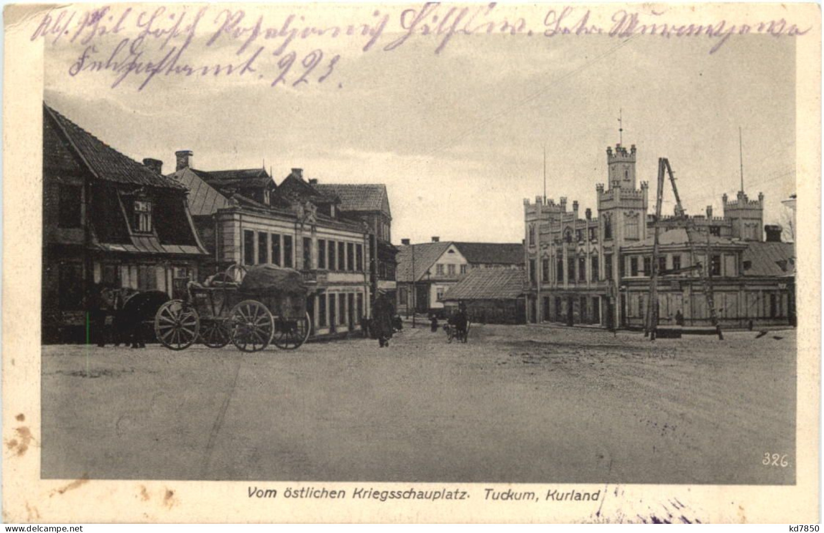 Tuckum Kurland - Feldpost - Lettonie