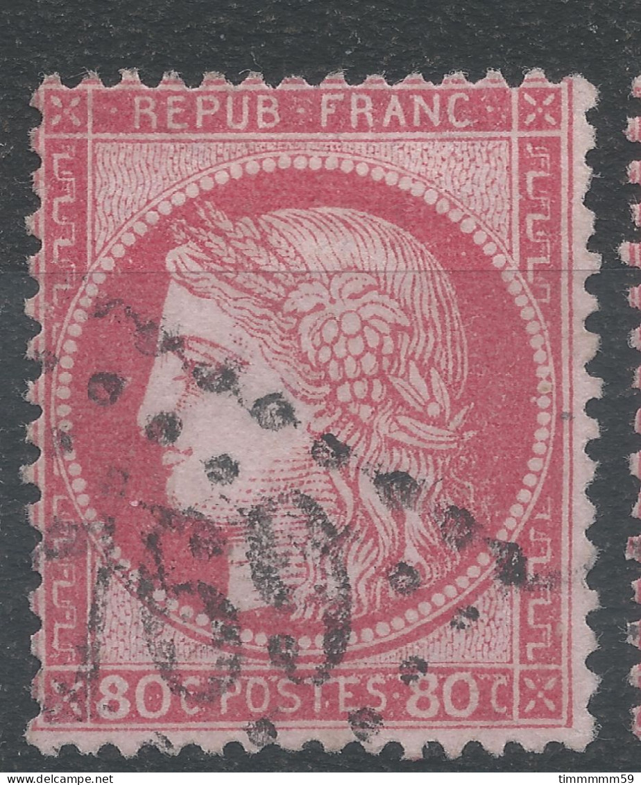 Lot N°83442   Variété/n°57, Oblitéré GC 1769 LE HAVRE(74), Indice 1, Fond Ligné Horizontal - 1871-1875 Cérès